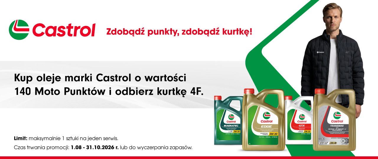 Zdobądź kurtkę 4F z Castrol